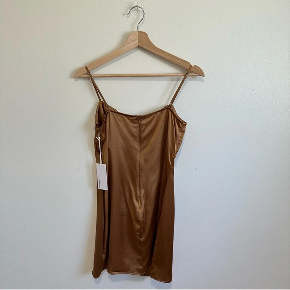 Reformation Mezcal mini dress Butterscotch size 2 100% silk! - Picture 7 of 8